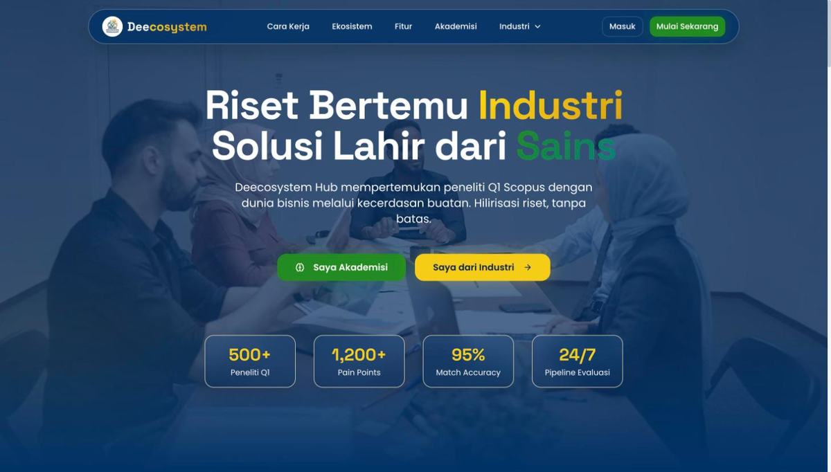 Beranda Deecosystem Hub